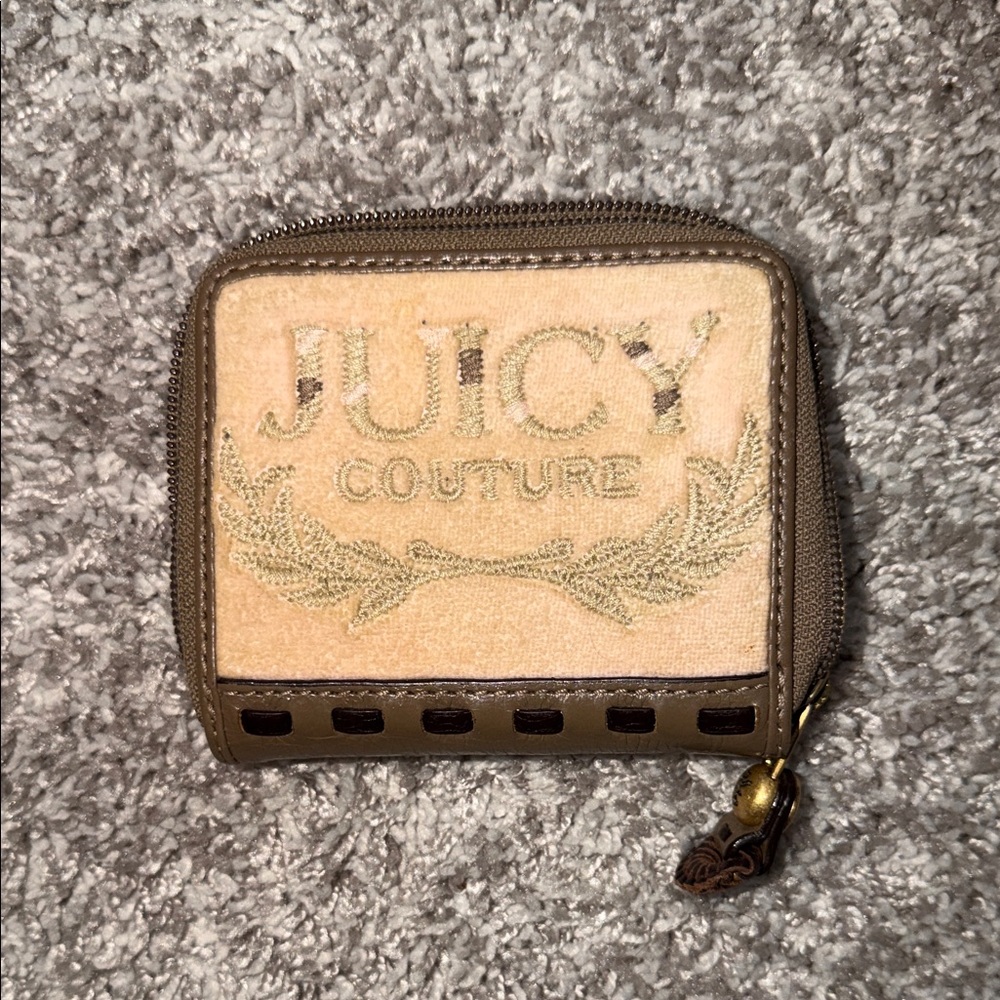 Juicy Couture Beige and Brown Wallet